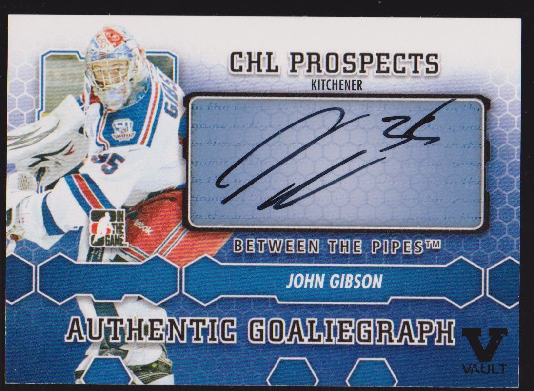 (image for) 2012-13 Between The Pipes Autographs #AJG John Gibson